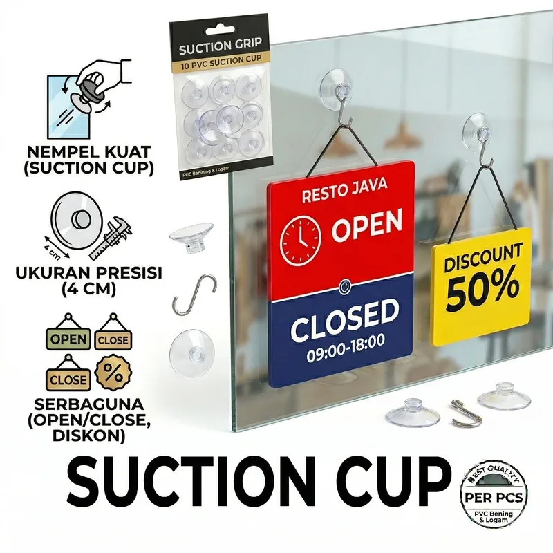 Suction Cup PVC 4cm