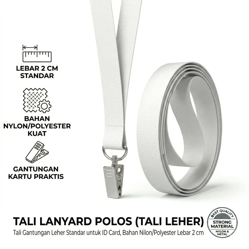 Tali Lanyard Polos 2cm