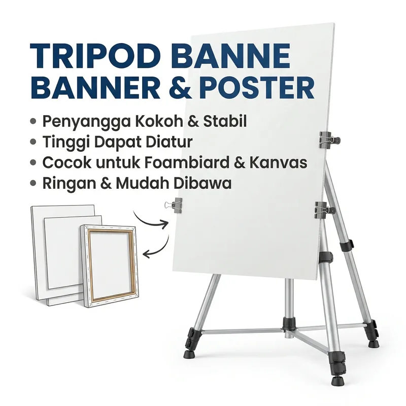 Tripod Banner & Poster Aluminium