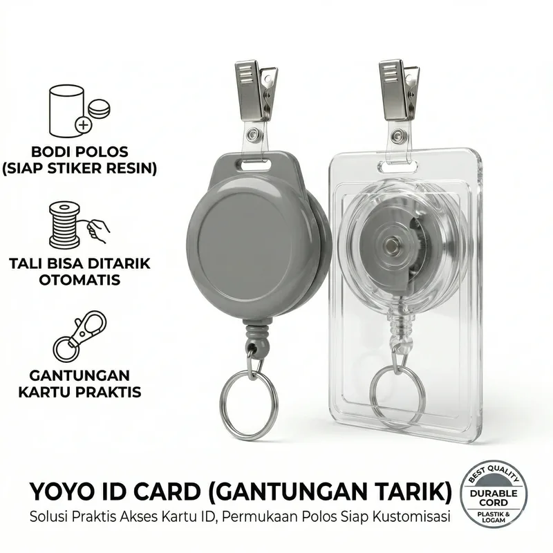 Yoyo ID Card (Gantungan Tarik)